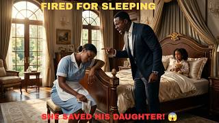 Billionaire CEO Fired His Maid for Sleeping at Work… Then CCTV Revealed She Saved His Daughter’s