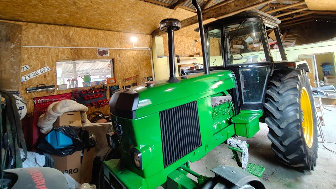 Robota idzie do przodu/massey na nowych oponach/john 3140 nabrał wyglądu/wygłuszamy kabine