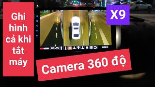 Duy nhất! Camera 360 độ ghi hình ngay cả khi tắt máy xe Webvision  X9