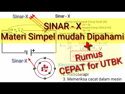 SINAR X Proses Terjadinya kebalikan dari Efek Fotolistrik || Sinar X dan Fotolistrik fisika kelas 12