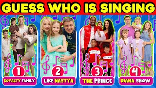 Can You Guess Youtuber Family Singing | Prince Family,Trench Family,FamousTubeFamily,Kinigra Deon