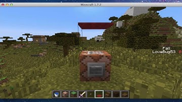 Minecraft Tutorial: Floating Carpet! No String!