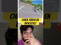 Chíca tonta en bicicleta! #shorts #youtubeshorts #fun #viral #trending #gracioso #car #auto