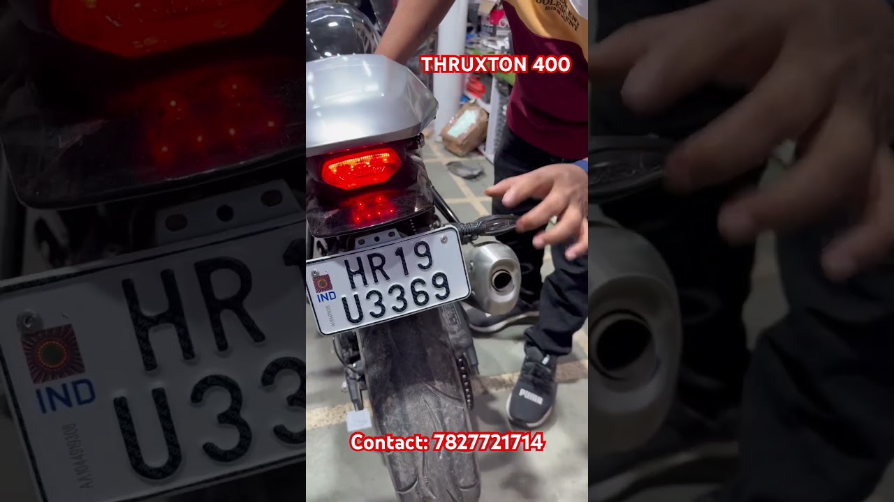 Brand new Triumph THRUXTON 400 Modified at RAJU BHAI SKD | 