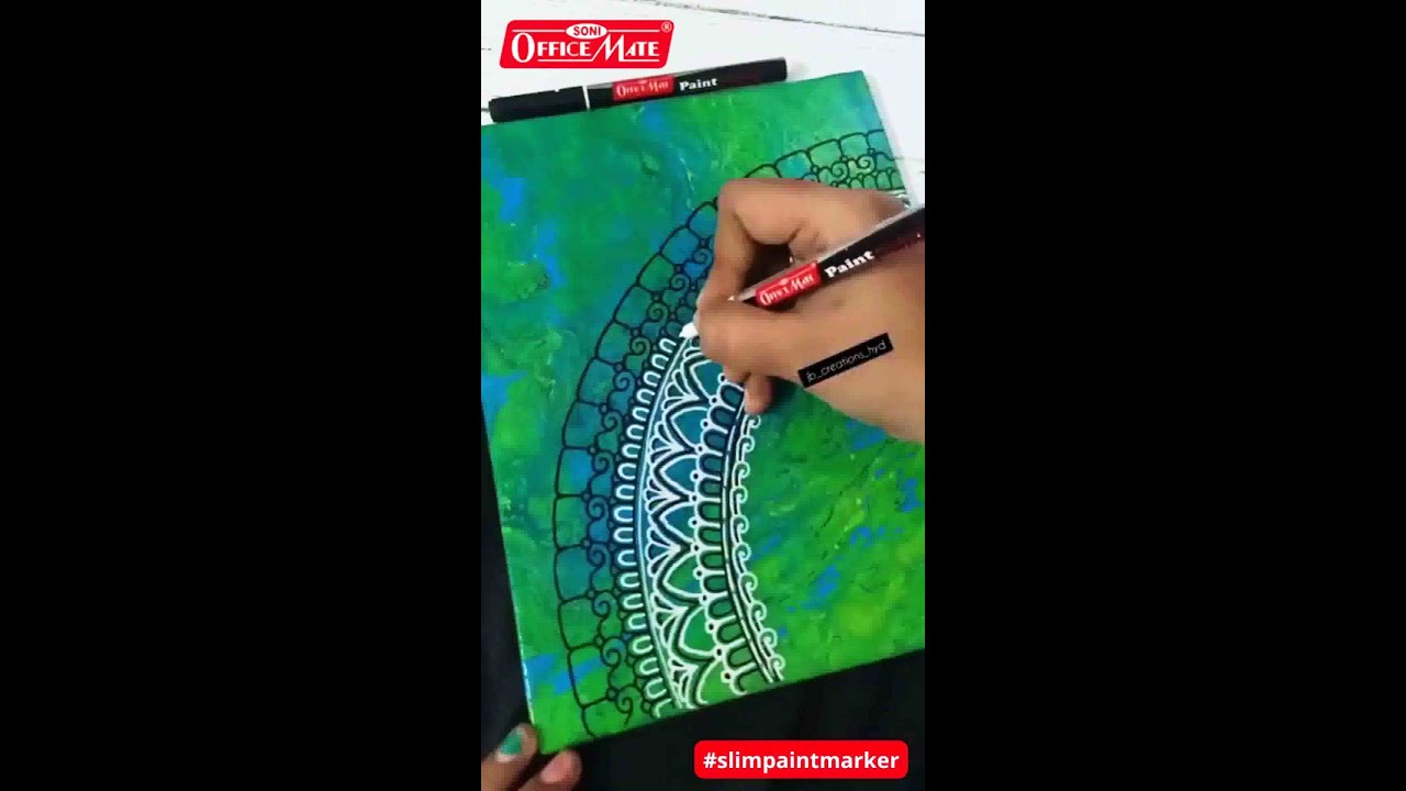 Fine Tip Paint Marker | White And Black Slim Paint Marker | 