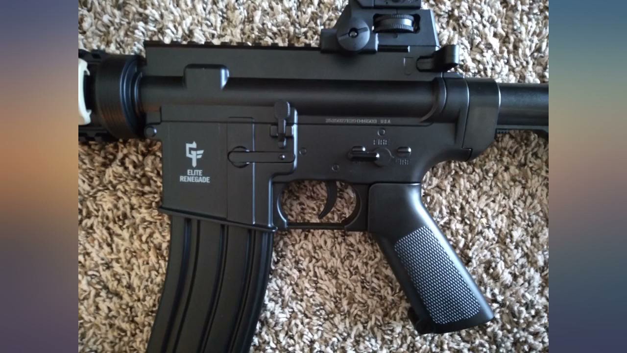 GAME FACE GFR37 Elite Renegade SpringPowered SingleShot Airsoft Rifle