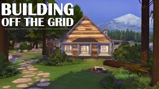 Off The Grid House 🌲| Stop Motion Speed build | The Sims 4 | NO CC