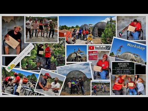 Dome Building Workshop | Highlights | Aircrete Harry | #aircreteharry #workshop #dome $feedback