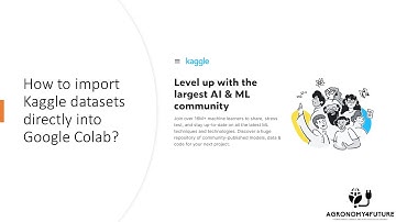 How to import Kaggle datasets directly into Google Colab?