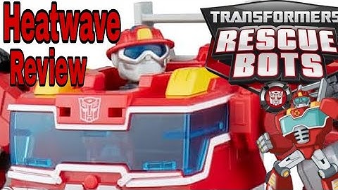 Transformers Age Of The Primes Rescue Bot Heatwave Figure Review.