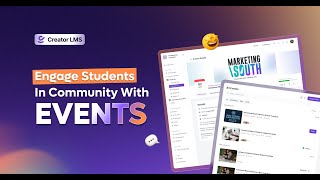 Events in Community! [Creator LMS]