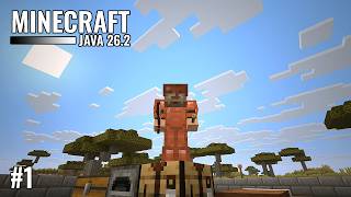 MINECRAFT - JAVA 26.2 // 01 // LAPTOP Gameplay