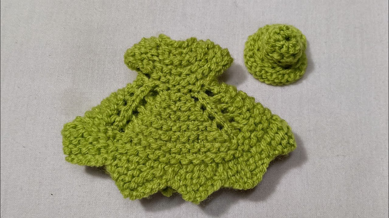 0,1no. लड्डू गोपाल के लिए बसंत पंचमी स्पेशल ड्रेस बनाएं सलाइयों से#nandkishor creativity