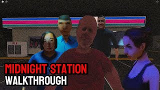 MIDNIGHT STATION ROBLOX | Full Game Walkthrough (All Endings)