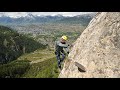 Via ferrata belvedere  outstanding views of the alps and the rhone valley