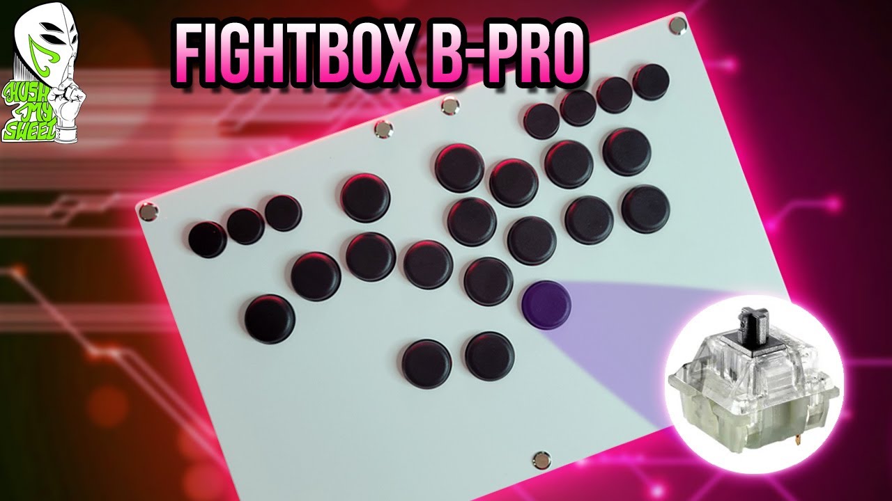 FightBox B-PRO All Button Leverless Arcade Game Controller for for