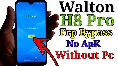 Walton H8 Pro Frp Bypass /Google Account unlock No Apk /Without Pc