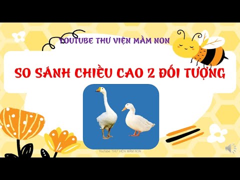 Video SO SÁNH CHIỀU CAO CỦA 2 ĐỐI TƯỢNG/ BÀI 2- TOÁN KÍCH... - youtube