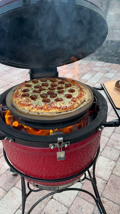 Kamado Joe Pepperoni Pizza Perfection (Recipe @embersonlybbq)
