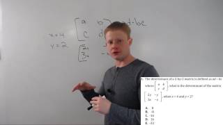 ACT Math: Matrix Determinants
