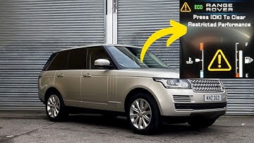 “Restricted Performance” Warning in Range Rover: REASONS