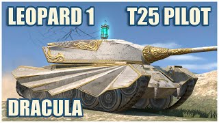 Leopard 1, T25 Pilot & Dracula • WoT Blitz Gameplay