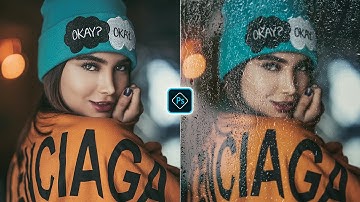 Photoshop Realistic Rain Wet Glass Effect Tutorial