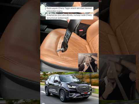 Emniyet Keperi Kopan Chery Tiggo 🤦🏻‍♂️#chery #togg #byd #tesla