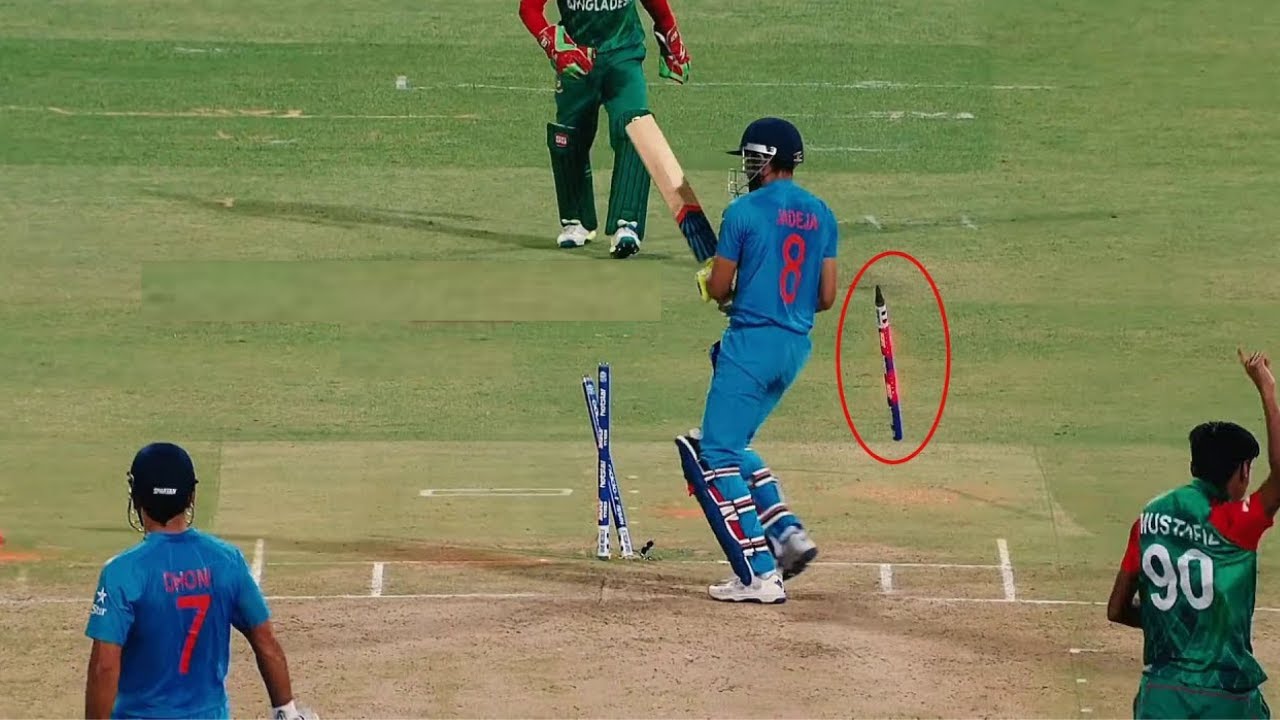 10 Stumps Flying Deliveries In Cricket History - YouTube