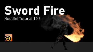 Flaming Sword in Houdini 19.5 | Houdini Fire Tutorial | Houdini Tutorial