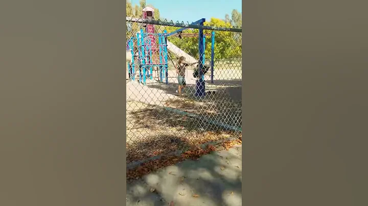 Flying on a tire swing