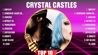Crystal Castles Top Of The Music Hits 2024 - Most Popular Hits Playlist