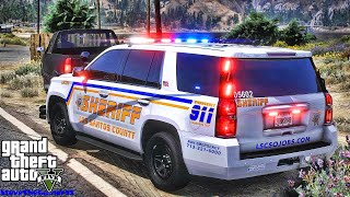 Playing GTA 5 As A POLICE OFFICER Sheriff Patrol| GTA 5 Lspdfr Mod| Live