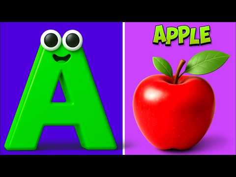 ABC Phonics Song - Toddler Learning Video Songs , A for Apple , Nursery Rhymes , Alphabet song