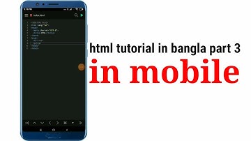 HTML CODING Part 3 : Simple Website Build For Beginners (Bangla Tutorial)