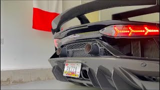Lamborghini Aventador Svj Cold Start