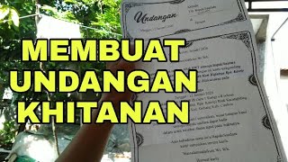 CARA MEMBUAT UNDANGAN KHITANAN DI MICROSOFT WORD