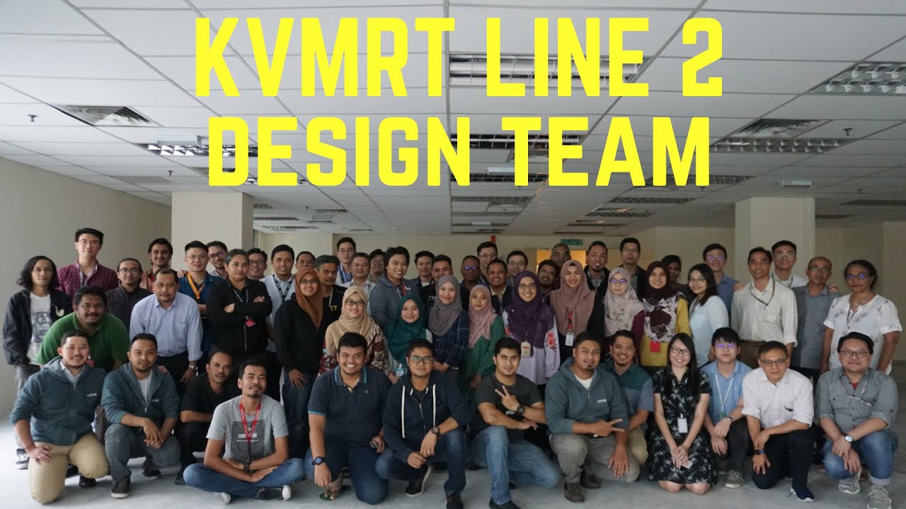 KVMRT LINE 2 DESIGN TEAM SIGNING OFF FROM SOUTHGATE SITE OFFICE