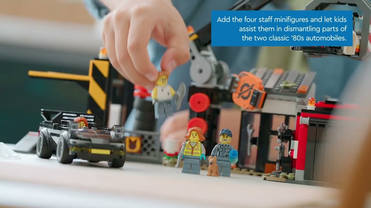 LEGO® City Scrapyard with Cars (60472) - YouTube