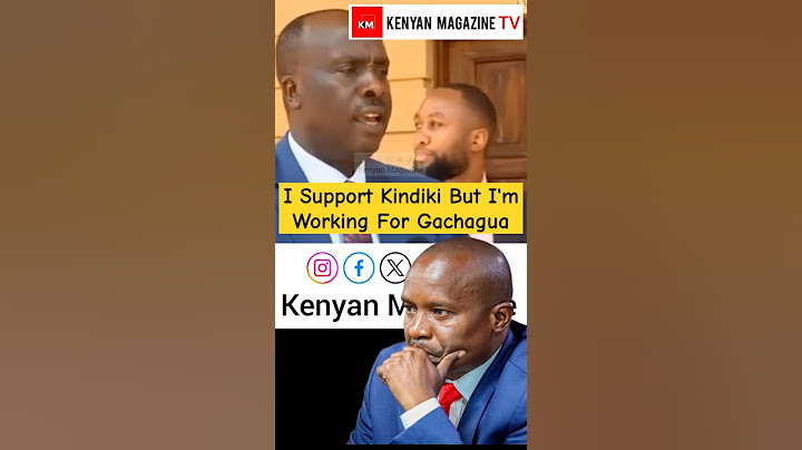 Gachagua's Lawyer Danstan Omari now says they don't have a problem with new DP Kithure Kindiki