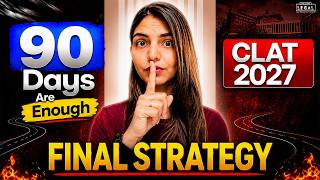 Can You Still Crack CLAT 2027 in 90 Days Here's the HONEST Study Plan.