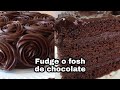 Fudge de chocolate para rellenar y cubrir pasteles