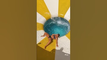 Falling into Toilet Water Slide at Aqua Fantasy #waterslide #shortsfeed #shortsviral