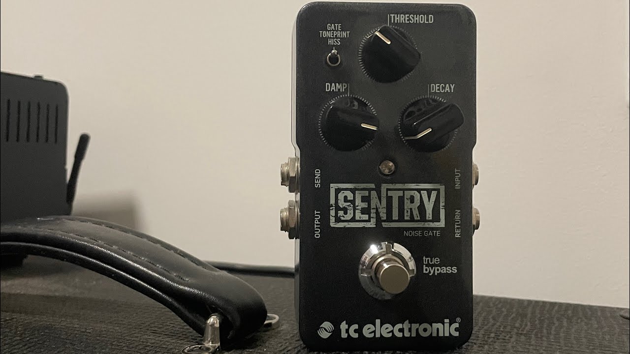 TC ELECTRONIC SENTRY | NOISE GATE PEDAL 3 ways of connection with Preamp