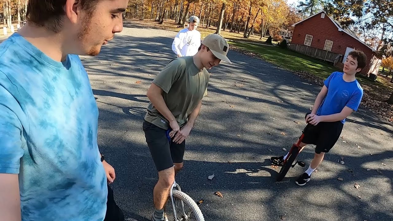 Teaching Sam How to Ride a Unicycle