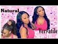 Versatile Sew in weave you can wear in a ponytail