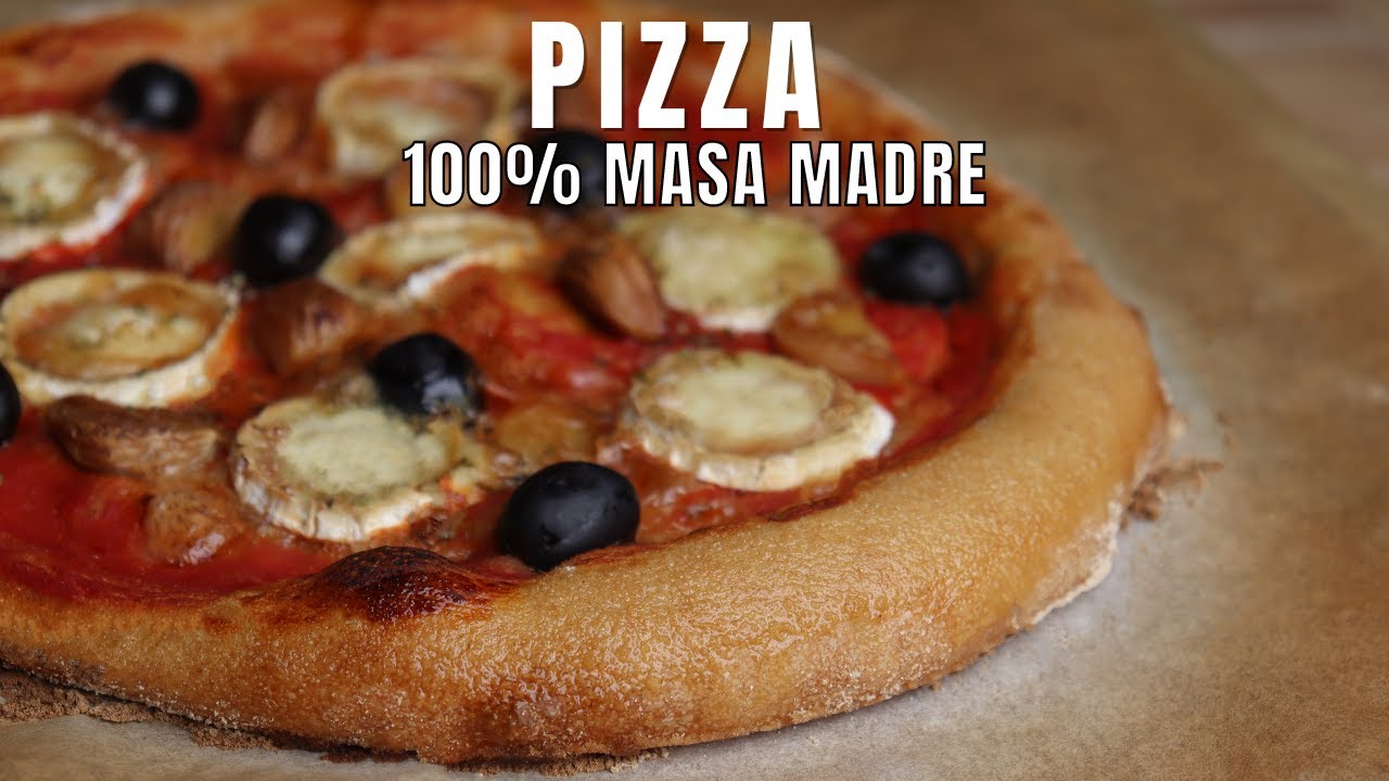 Receta de PIZZA con masa madre al 100%: paso a paso y secretos de éxito