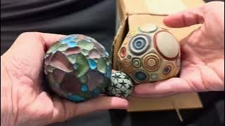 Unboxing & Unwrapping 3 new Spheres ASMR No Talking