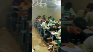 my first morning science test of class 10th students of new batch in both classes.