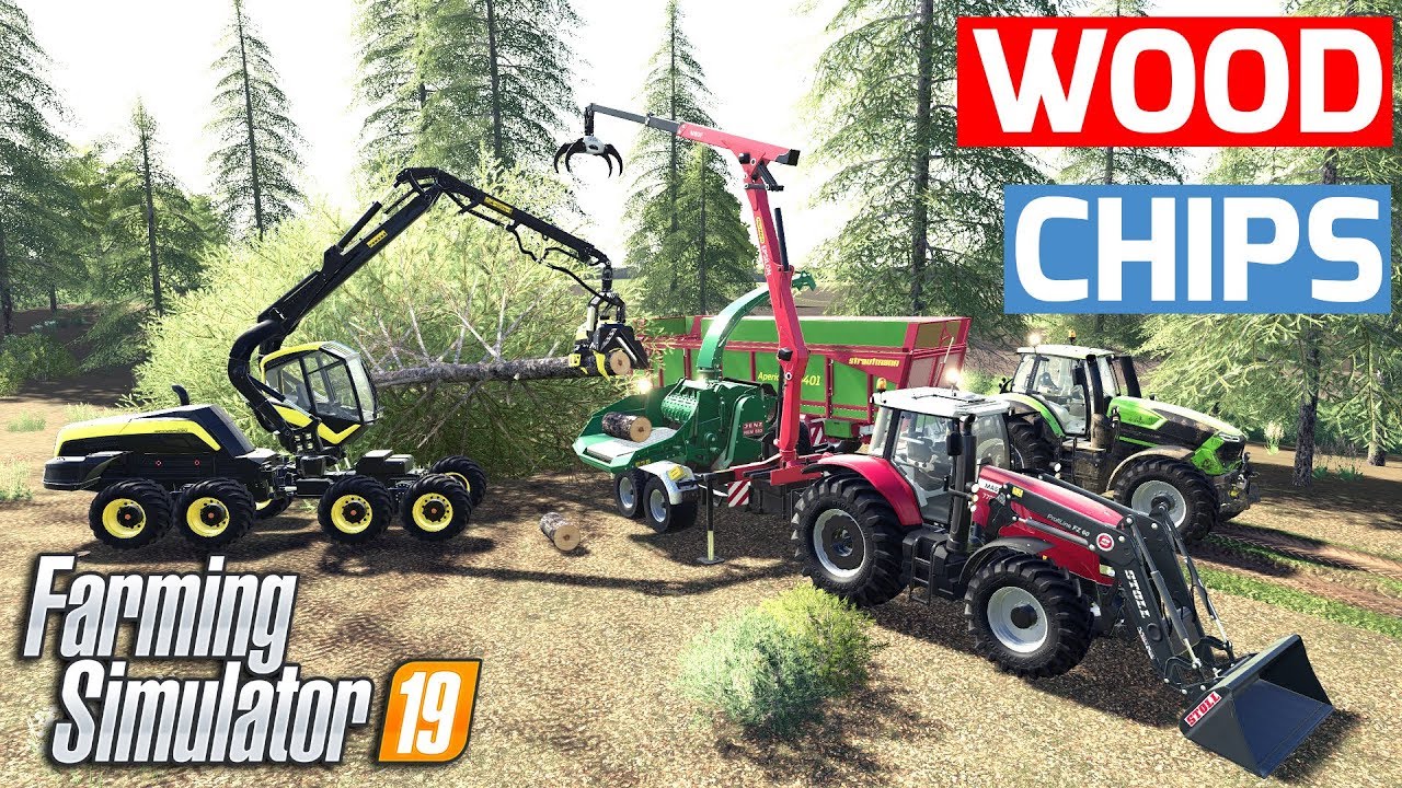 Farming Simulator 19 | Making & Selling Wood Chips !!